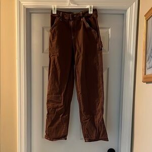 Women's Brown Carpenter Pants